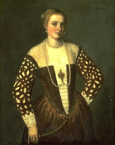 Paolo  Veronese Portrait de femme Germany oil painting art